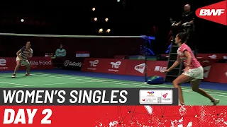 BWF Uber Cup | Saina Nehwal (IND) vs Clara Azurmendi (ESP) | Group B