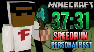 Personal Best 37:31!! Minecraft Speedrun RSG (1.16.1)