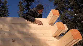 ALASKAN Log Cabin Project  (The Walls 2) - Wk 2