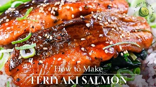 10 minute Teriyaki Salmon Recipe (照り焼きサーモン)