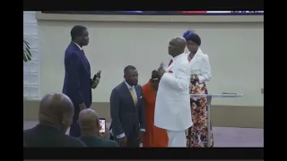 Bishop David Oyedepo Anoints & Commissions Isaac Oyedepo Into Evangelistic Ministry