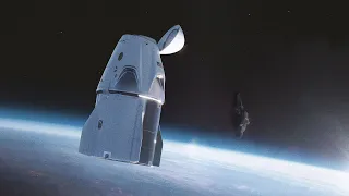 UFO CAUGHT ON CAMERA FLYING CLOSE TO SPACEX CAPSULE ON ITS WAY TO ISS 👽