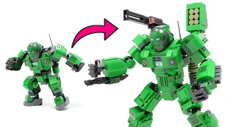 Upgrading LEGO Hydra Stomper [Viewers’ Ideas] -  Detailed Build