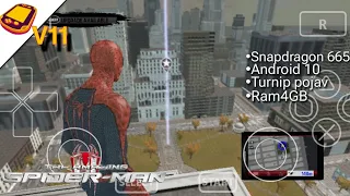 The Amazing SpiderMan  : Vita3k v11 | Snapdragon 665 | Android 10 | Turnip pojav