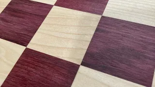 Purple Wood? Chess Board Build