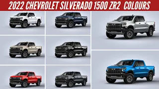 2022 Chevrolet Silverado 1500 ZR2 – All Color Options – Images | AUTOBICS