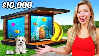 I BUILT A $10,000 DREAM DOG HOUSE!!