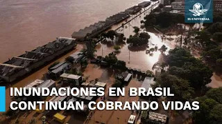 Lluvias en Brasil no cesan; suman 144 muertos y 2.1 millones de damnificados