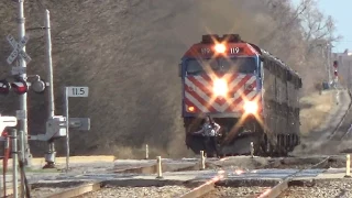 NEAR MISS!! Girl almost hit by Metra express train Chicago, IL