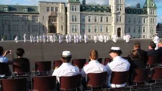 HMCS Ontario Ceremony of the Flags 2014 Band