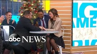 Woman Gets Surprise Marriage Proposal Live in 'GMA' Audience