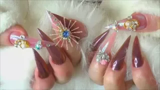 FANTASY MERMAID BLING WEDDING DESIGN | ABSOLUTE NAILS