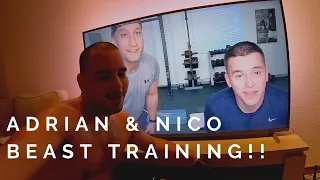 Loubd0gg Tries it | Adrian & Nico Live Workout Follow Along! Part 1 Workout