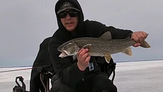 Walking onto Clearwater Lake | Lake Trout Fishing can be EASY!