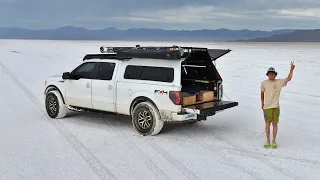 Truck Camping on the Largest Salt Flat in America - Bonneville Raceway