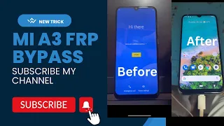 Mi a3 frp bypass 100% done new trick#trending #comment #comment