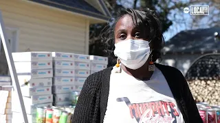 This Woman turned her backyard into a food pantry for the community!