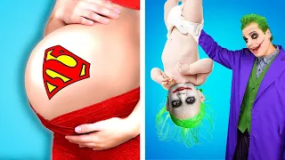 I Was Adopted By Superheroes! Superhero Family In Real Life By Kaboom