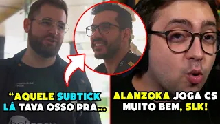 FALLEN & COLD SE ENCONTRAM E DISCUTEM SOBRE AWP NO CS2: "TÁ MUITO..."; ALANZOKA JOGANDO MUITO