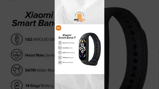 XIAOMI Mi Smart Band 7, AMOLED Display, Heart Rate Monitoring, Water Resistant | 110+ Fitness Modes