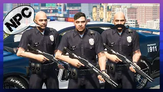 GTA 5 Roleplay - RedlineRP - NPC COPS RUN THE CITY NOW!    #521