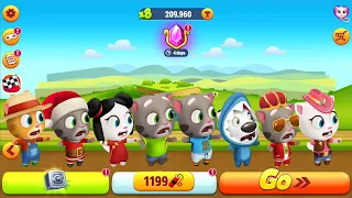 Talking Tom Gold Run Cartoon Game All Characters. Full Screen Gameplay Walkthrough. Iron Ben