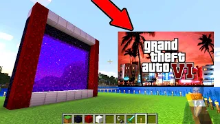 How To Make A Portal To GTA 6 Dimension In Minecraft!