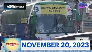 Balitanghali: November 20, 2023