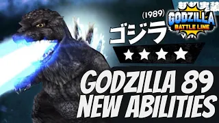 GODZILLA 1989 ALTERNATE FORM OFFICIAL GAMEPLAY REVEALED! NEW ATTACKS, STATS AND ANIMATIONS!