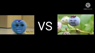 Annoying Orange - Out Of The Blue. VS Annoying Singing Berries