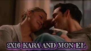 Supergirl opening scene 2x16 Kara and Mon el