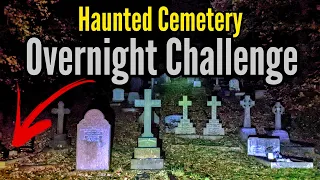 Haunted Cemetery Overnight Camp!!! (Real Creepy)