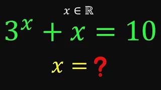 Find x using Lambert W function