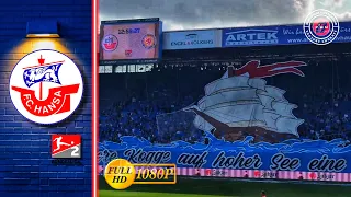 🔴⚪🔵 HANSA ROSTOCK  FANS ATMOSPHERE IN OSTSEESTADION GEGEN EINTRACHT BRAUNSCHWEIG 1-0