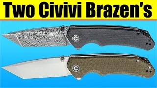 Two New Civivi Brazen Tanto's - Unboxing