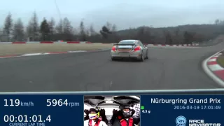 RN #1 Onboard video Nürburgring Grand Prix, PORSCHE CAYMAN, 01:49.140