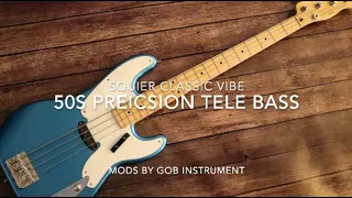 Squier Classic Vibe 50s Precision Tele Bass vintage tone