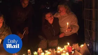 Public attend vigil held in Plymouth following mass shooting