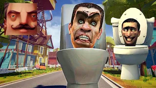 Hello Neighbor - My New Neighbor Skibidi Toilets Boss Act 1 Season Gameplay Walkthrough