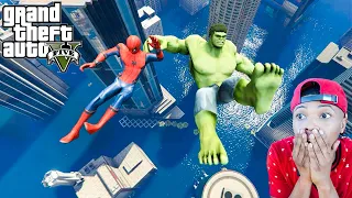GTA 5 - Spiderman vs Hulk Epic Ragdolls Compilation 10 (Euphoria Physics, Fails, Funny Moments)
