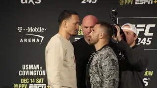 Max Holloway vs. Alexander Volkanovski | UFC 245 Press Conference Face Off