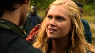 Bellarke Scenes (27) "do you even care?" [THE 100 S01E05]