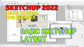 Basic Sketchup Layout 2022 Tutorial For Beginner Complete