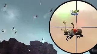 Shooting Flyging Reindeer! Deer Hunter 2014