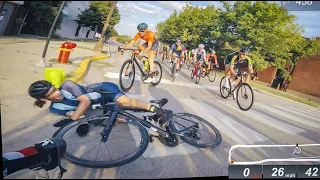 Terrifying Last Lap - 2019 Intelligentsia Cup P/1/2 - Stage 10 Fulton St. Chicago
