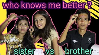 who knows me better challenge  ?? 😂😂brother vs sister *epic fail *