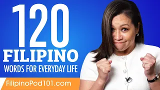 120 Filipino Words for Everyday Life - Basic Vocabulary #6