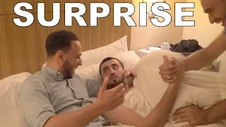 SURPRISED HIM IN HIS SLEEP!!!