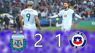 Argentina 2 vs Chile 1 - Tercer Puesto Copa América 2019 - Partido Completo