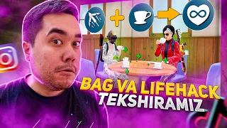 PUBG MOBILE - BAG VA LIFEHACK TEKSHIRIB KO'RAMIZ JONLI